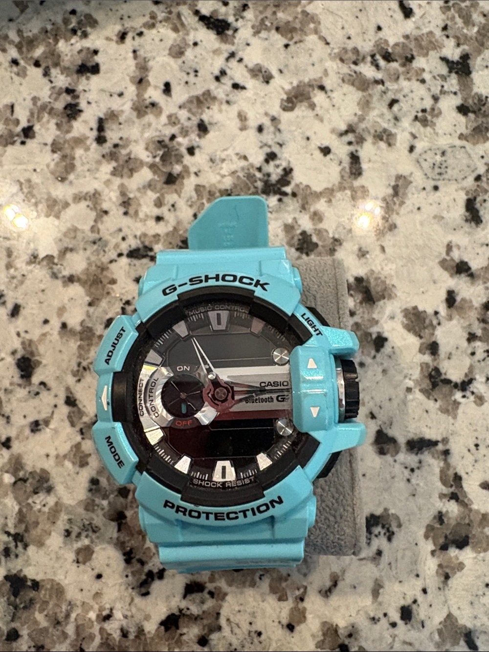 Casio G-SHOCK Turquoise Blue Resin Sport Watch